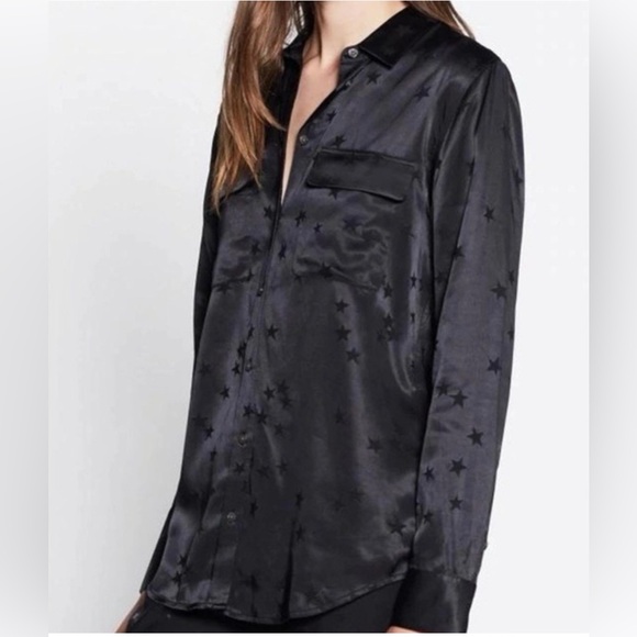 Equipment Black Star Button Down Shirt - Picture 1 of 3